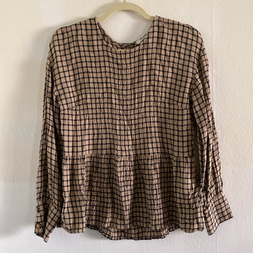 SOLD Madewell Babydoll Blouse